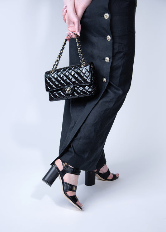 Chanel Flap Bag Medium Patent Leather