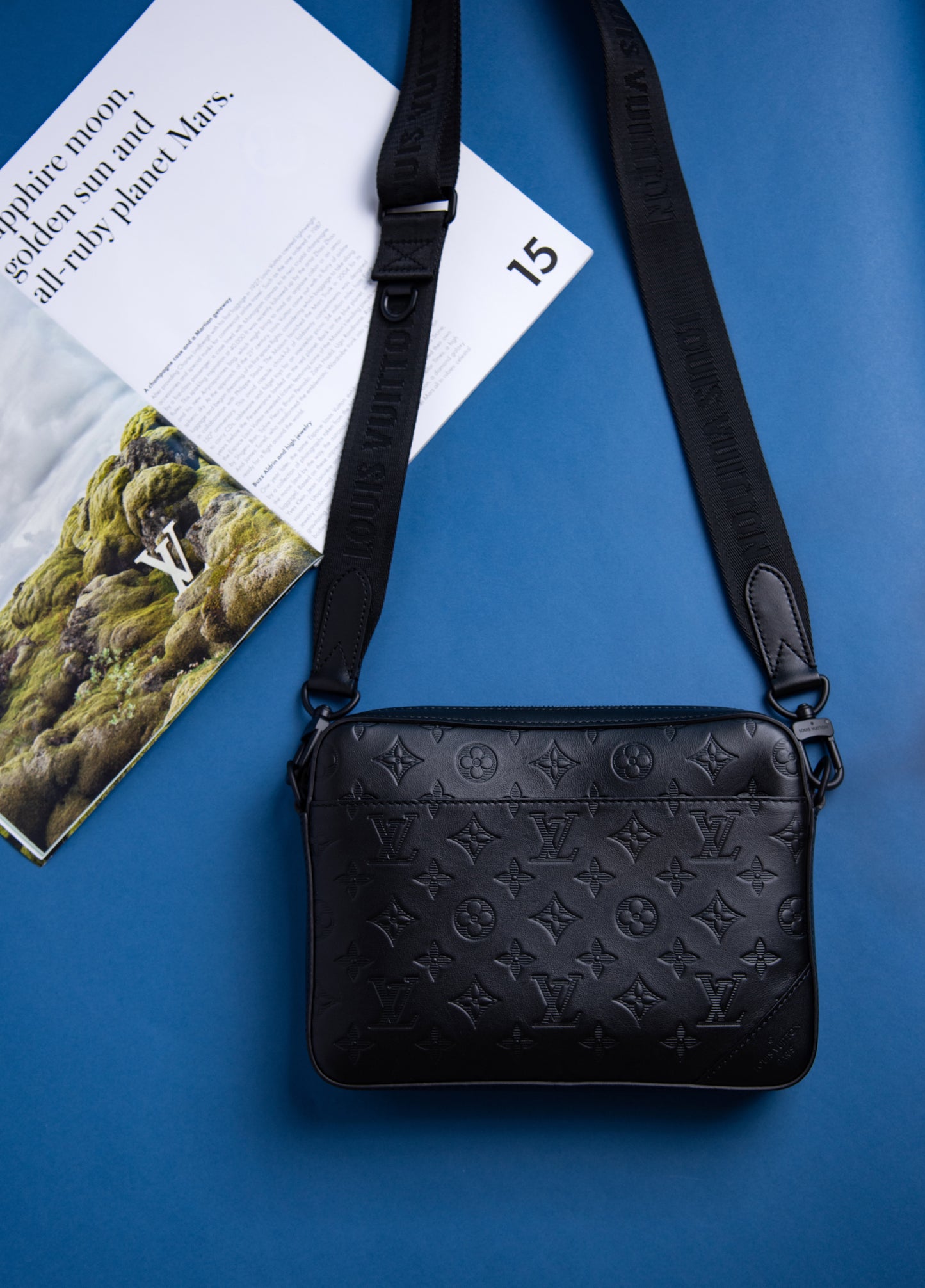 Louis Vuitton Black Monogram Messenger Bag