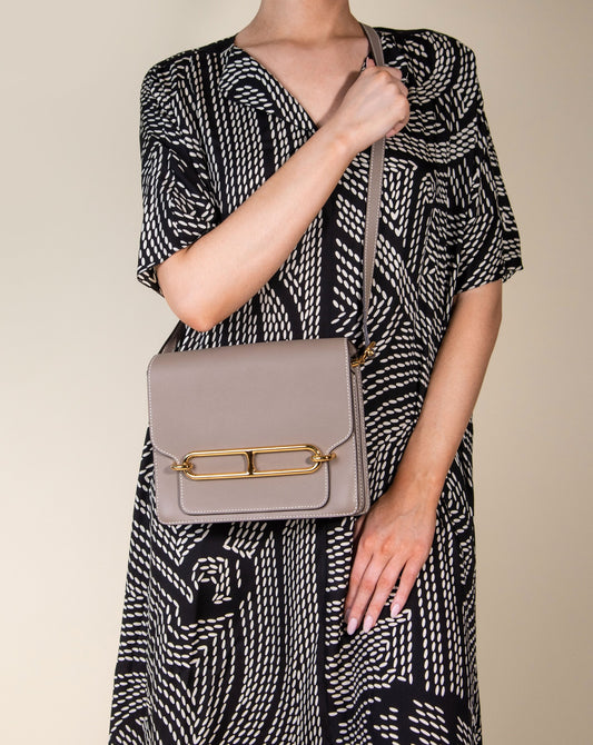 Hermès - Roulis 23 in Gris Asphalt
