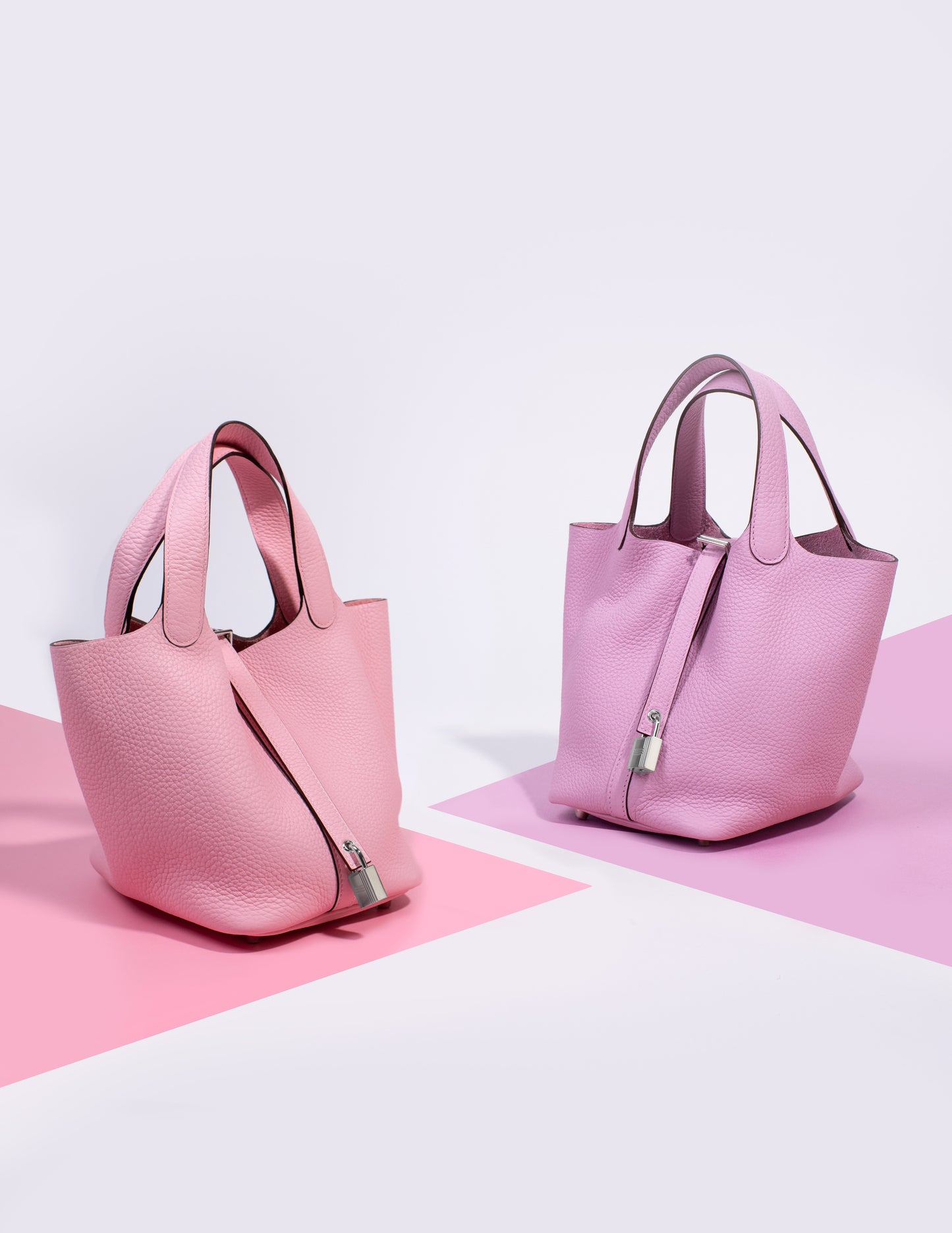 Hermès - Picotin 18 in Mauve with Twilly