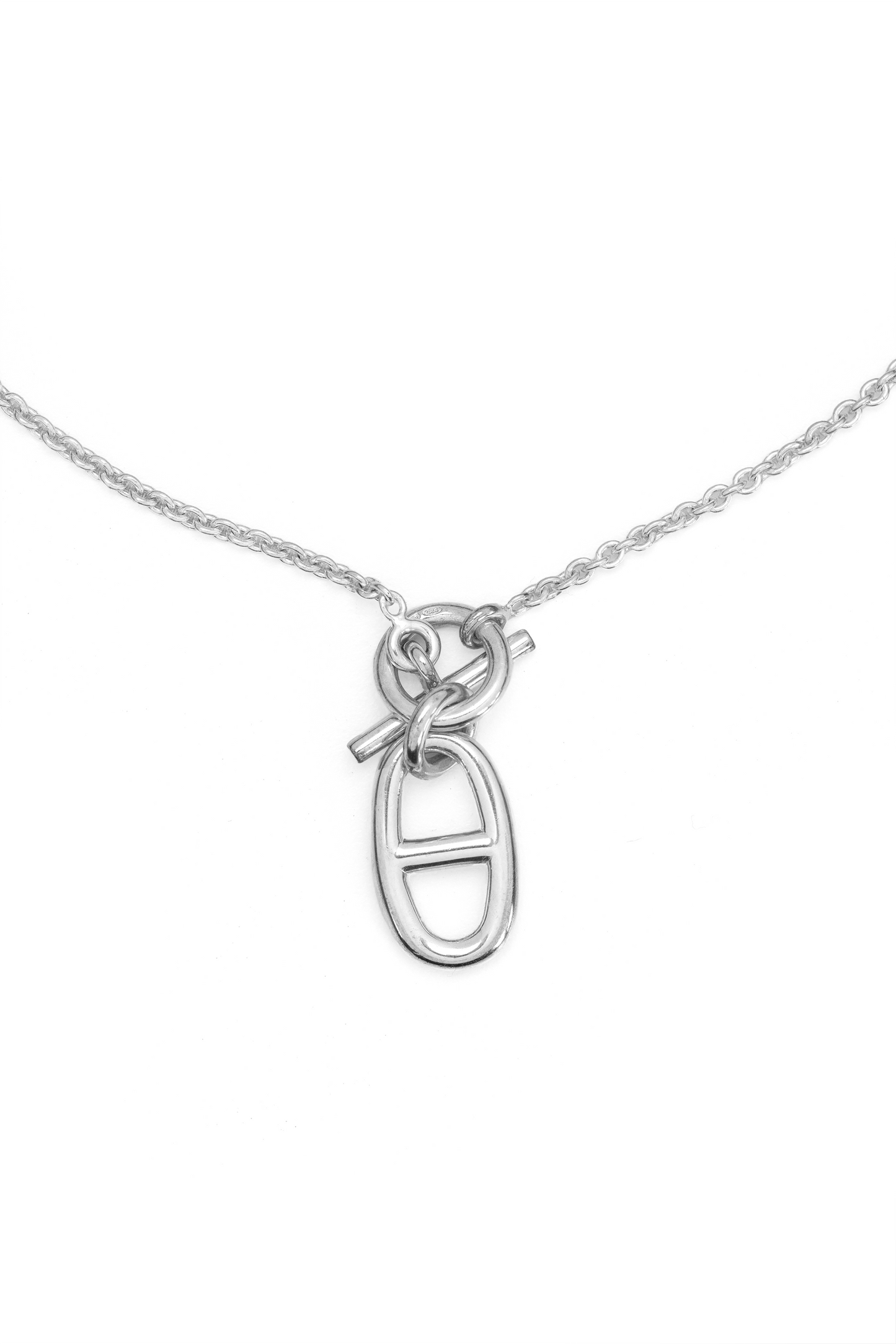 Hermes Chain D'Ancre Pendant Necklace