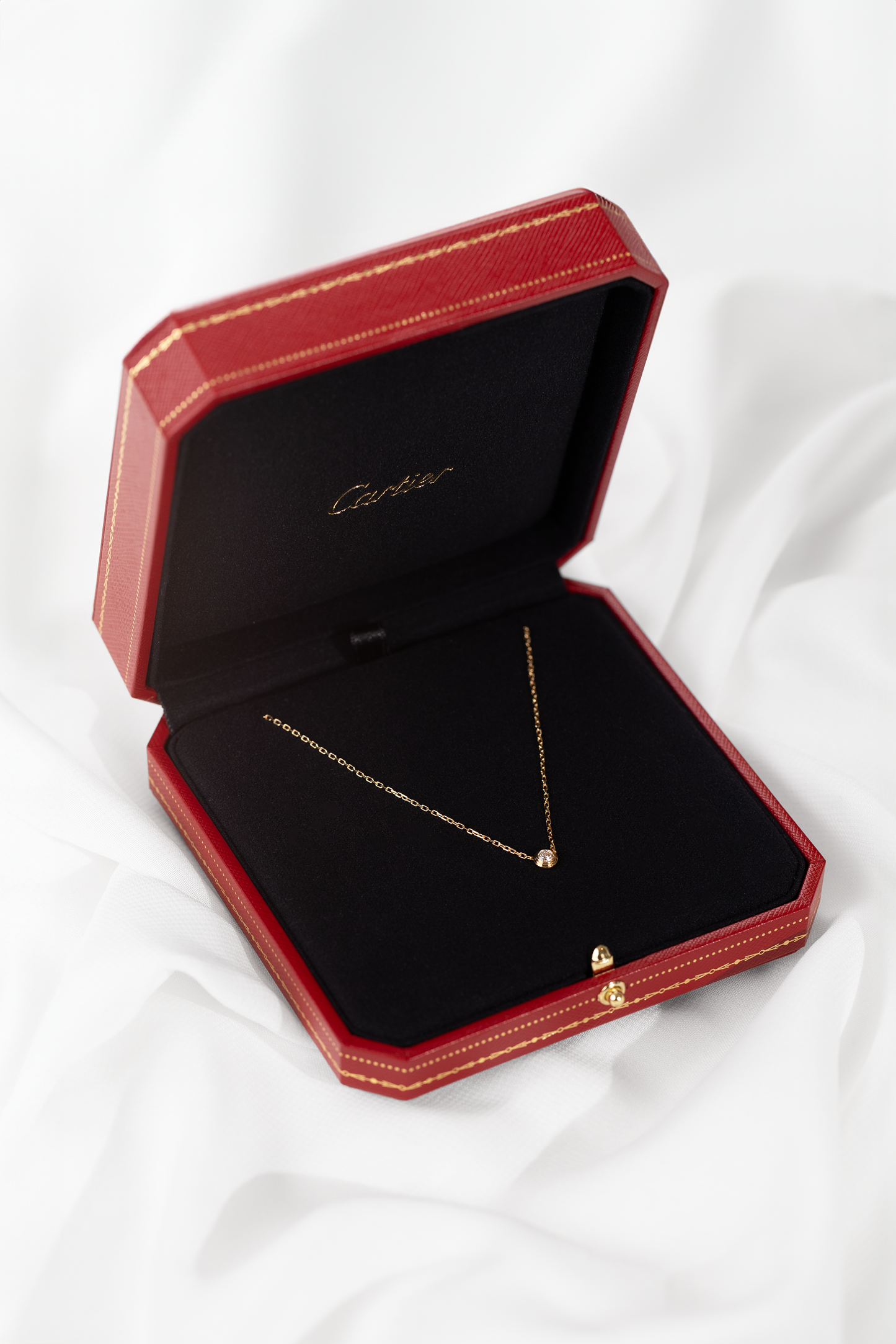 Cartier Yellow Gold Diamond Necklace