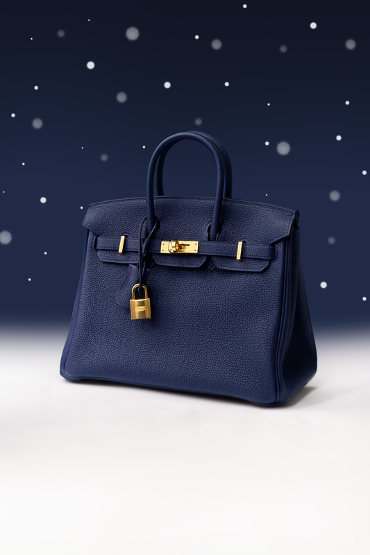 Hermès Birkin 25 Togo Blue Nuit GHW