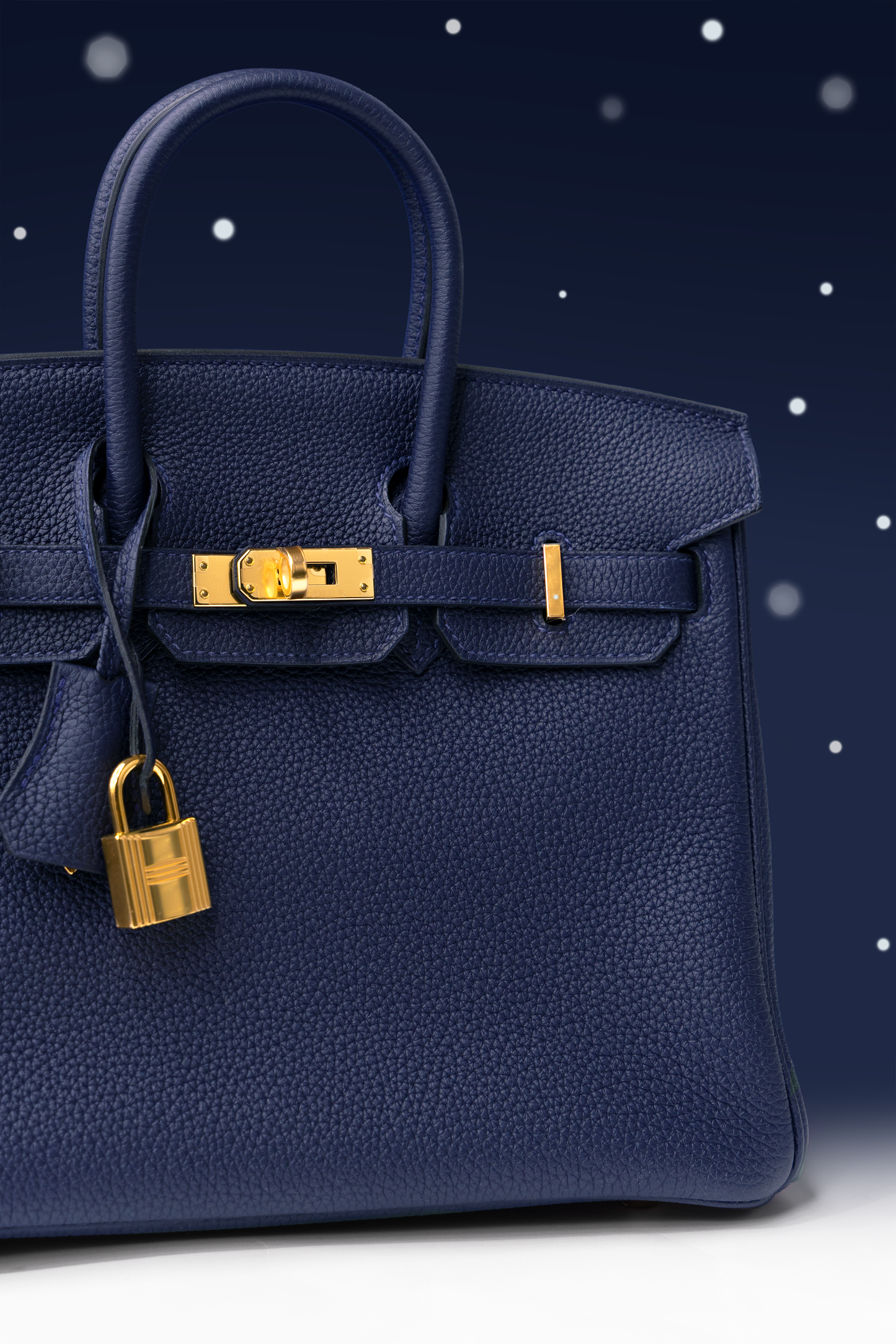 Hermès Birkin 25 Togo Blue Nuit GHW