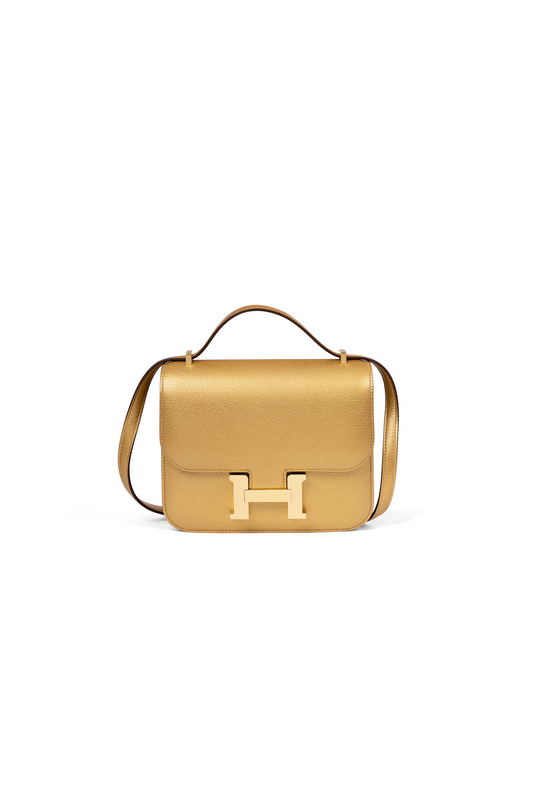 Constance 18 in Doré with Gold Hardware