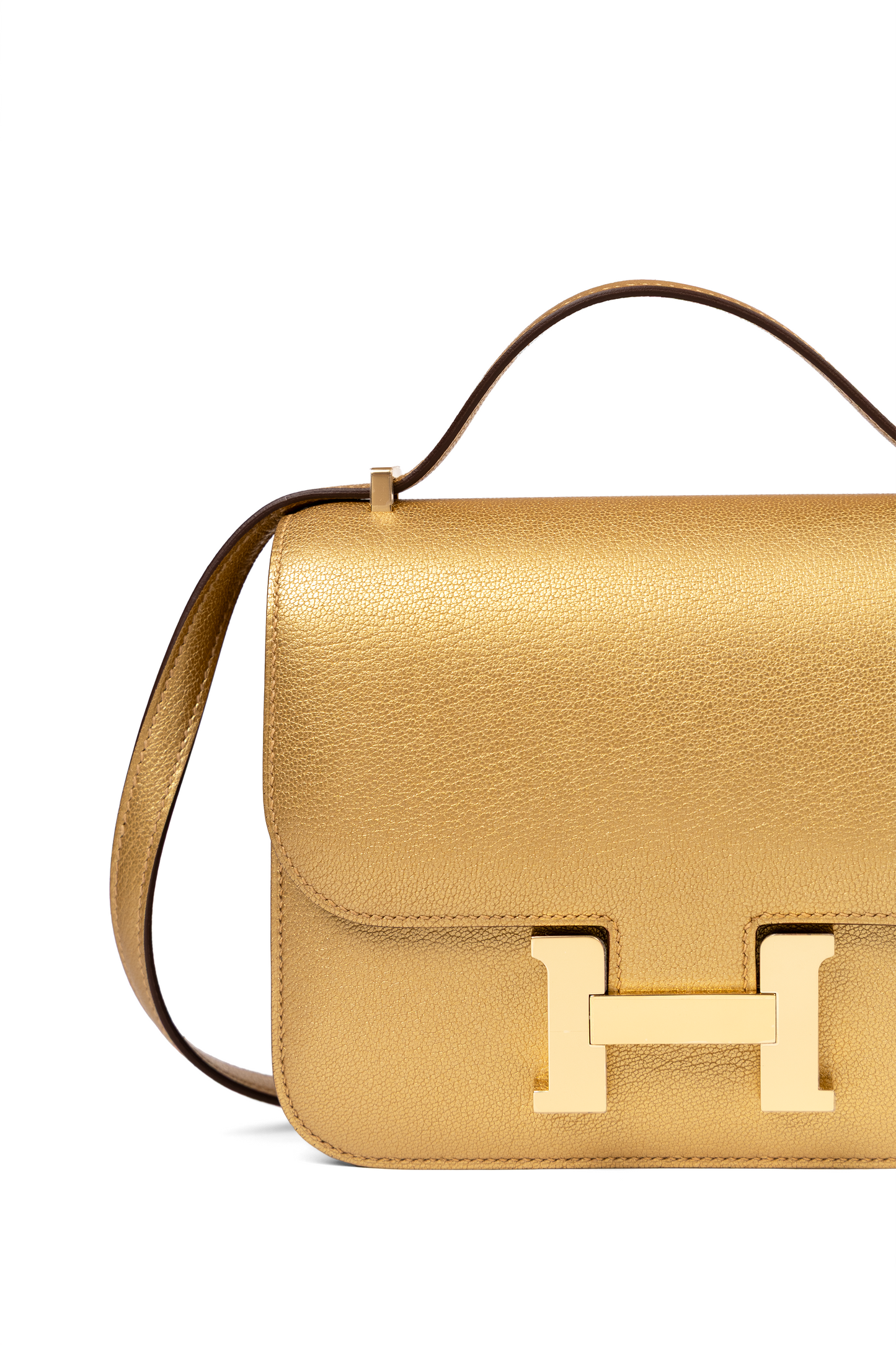 Constance 18 in Doré with Gold Hardware