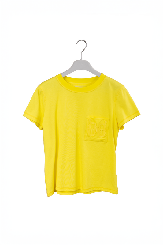 Hermes Embroidered Pocket Tee