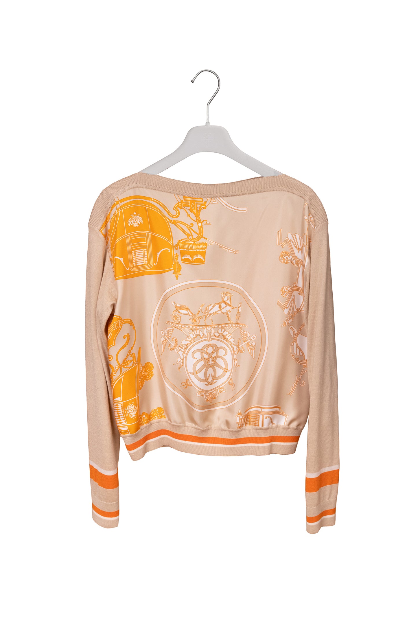 Hermes Twillaine Silk and Knit Sweater