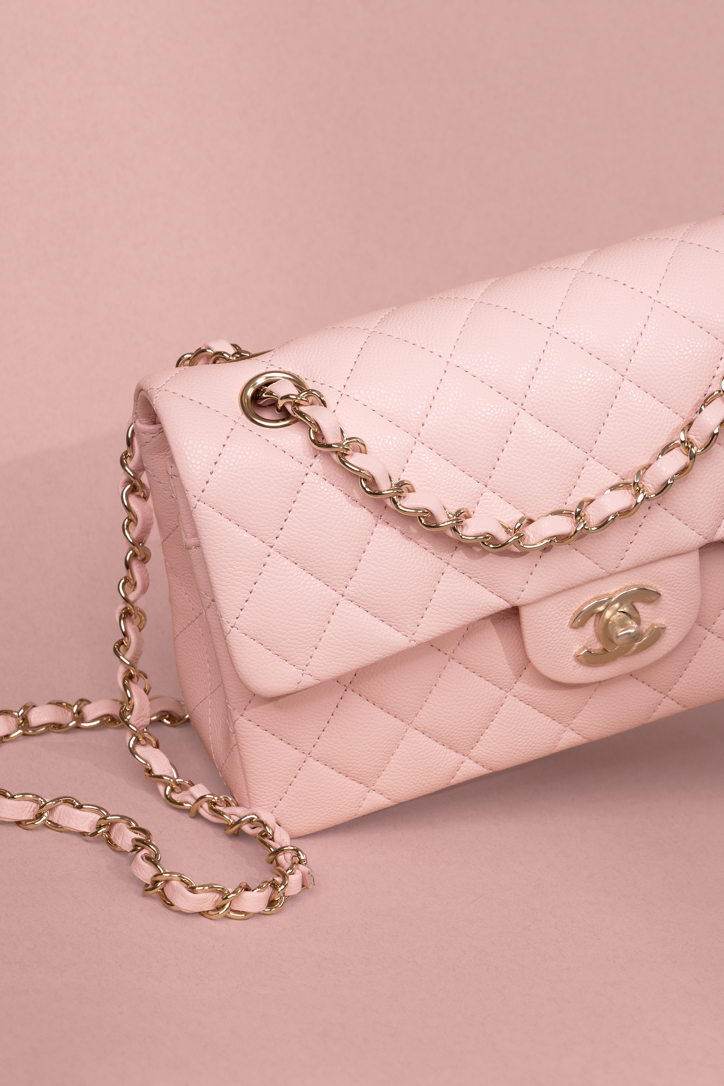 Chanel Small Light Pink Flap Bag