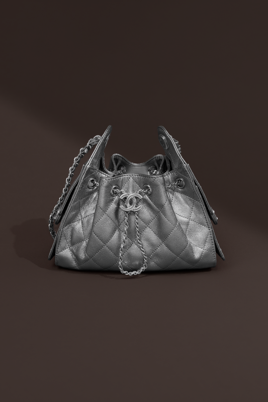 Chanel Mini Hobo Anthracite Bag