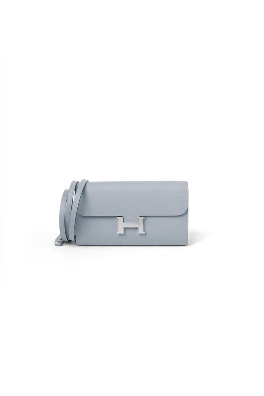 Hermes Constance To Go in Gris Pantin with Silver Hardware
