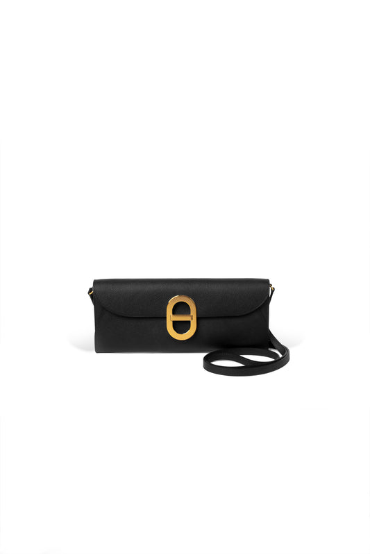 Hermes Chain D'Ancre in Black with Gold Hardware