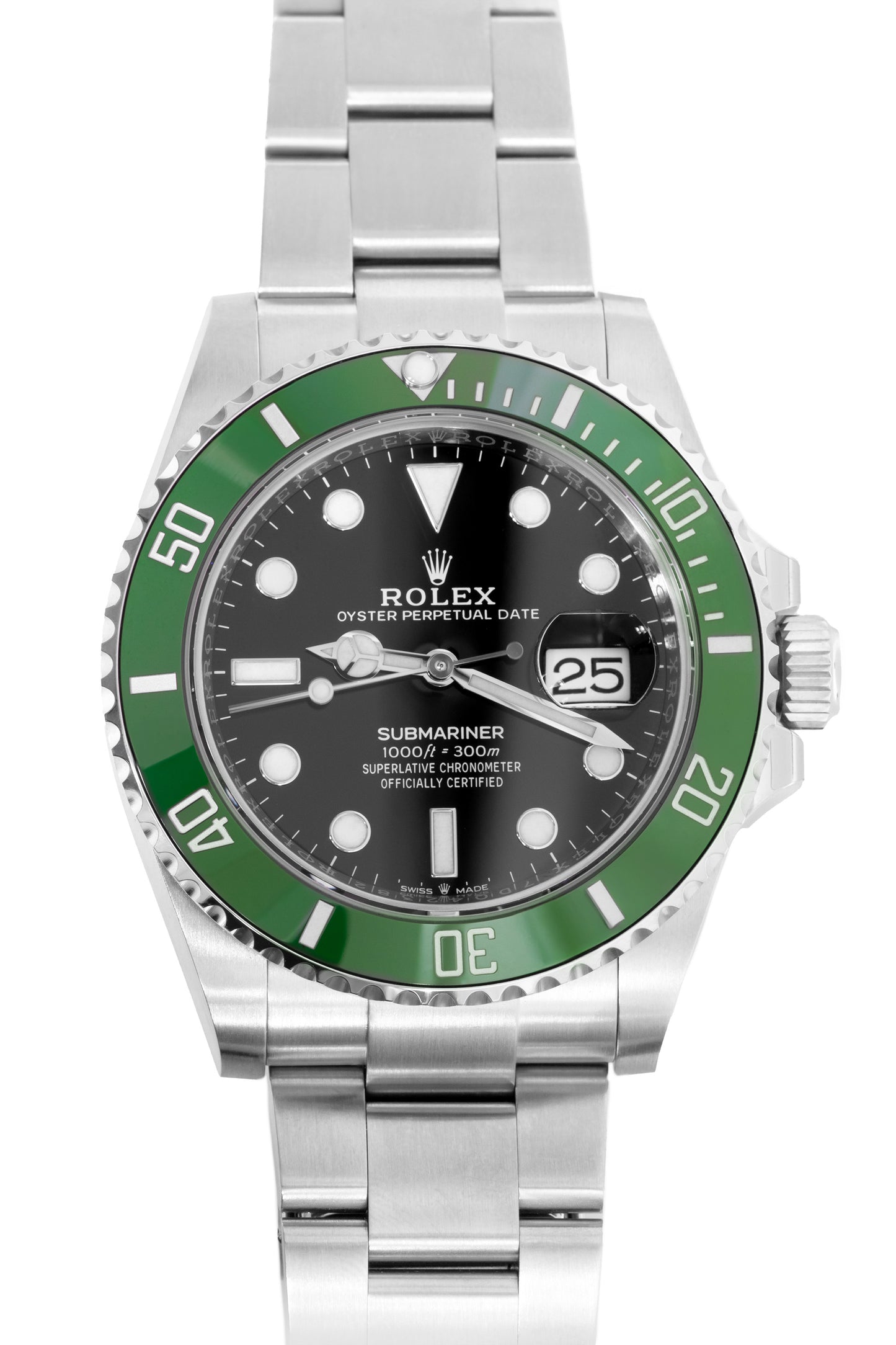 Rolex Submariner Date Sport "Starbucks" 41mm in Oystersteel with Green and Black Dial