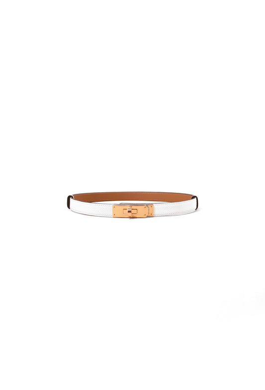White Kelly Belt ghw