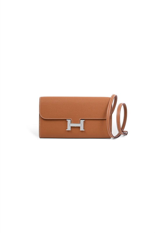 Hermès Constance Wallet To Go in Gold PHW