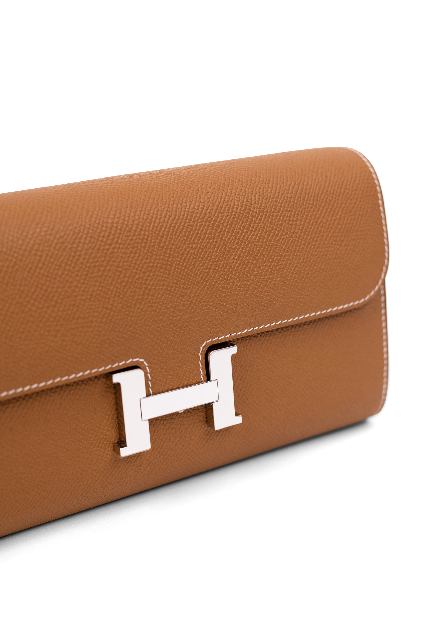 محفظة هيرمس كونستانس تو جو باللون الذهبي PHW