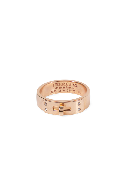 Hermès Kelly Ring in Rose Gold