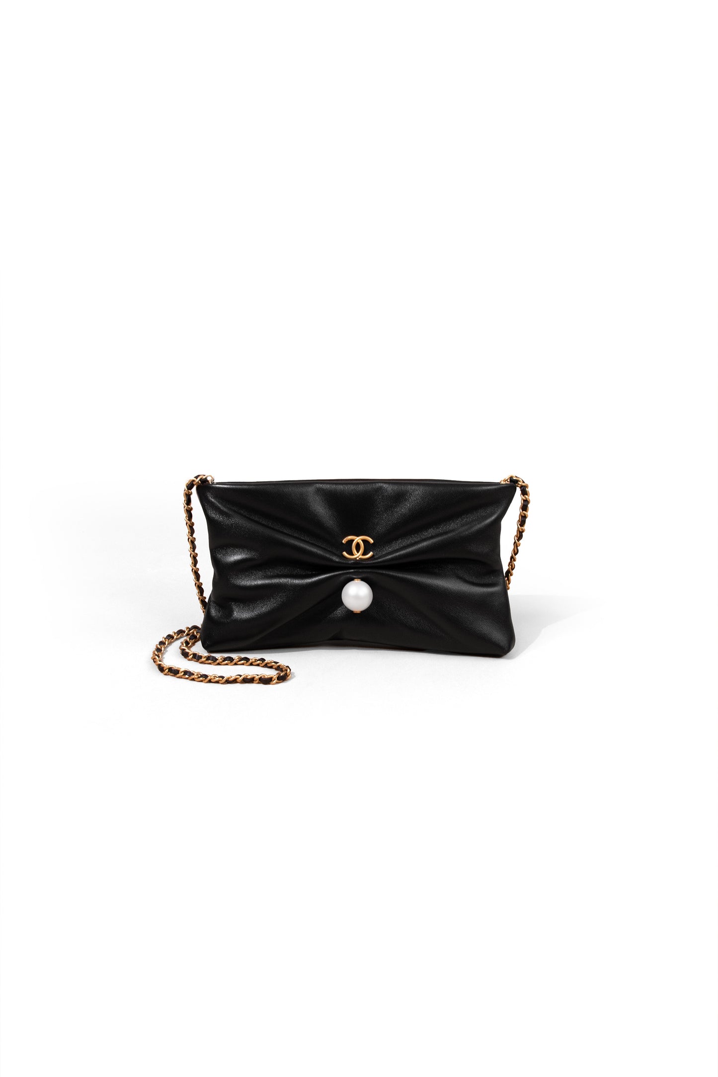 Chanel Black Pearl Clutch