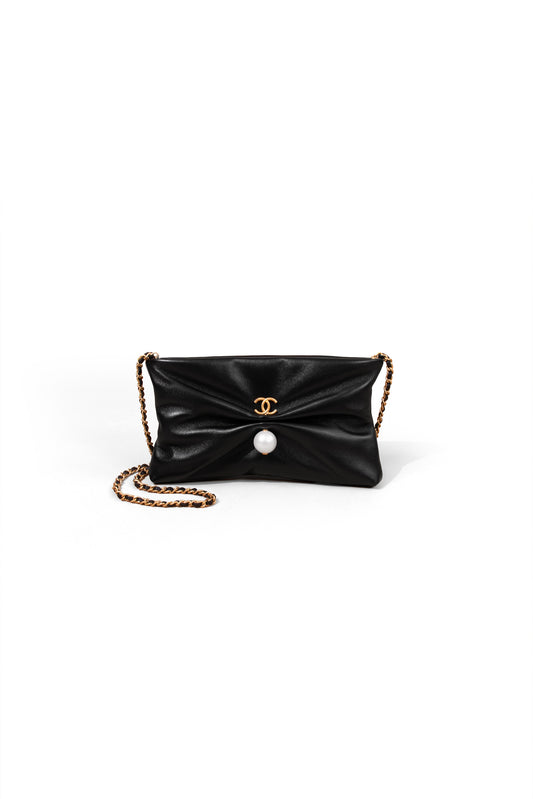 Chanel Black Pearl Clutch