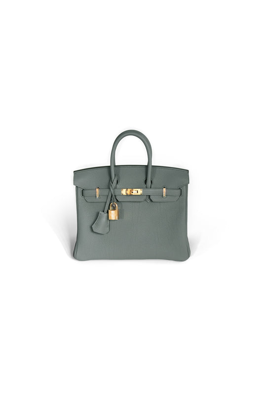 Birkin 25 Togo Vert Amande GHW