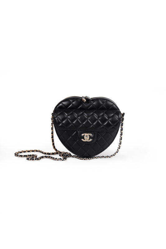 Chanel Black Heart Bag