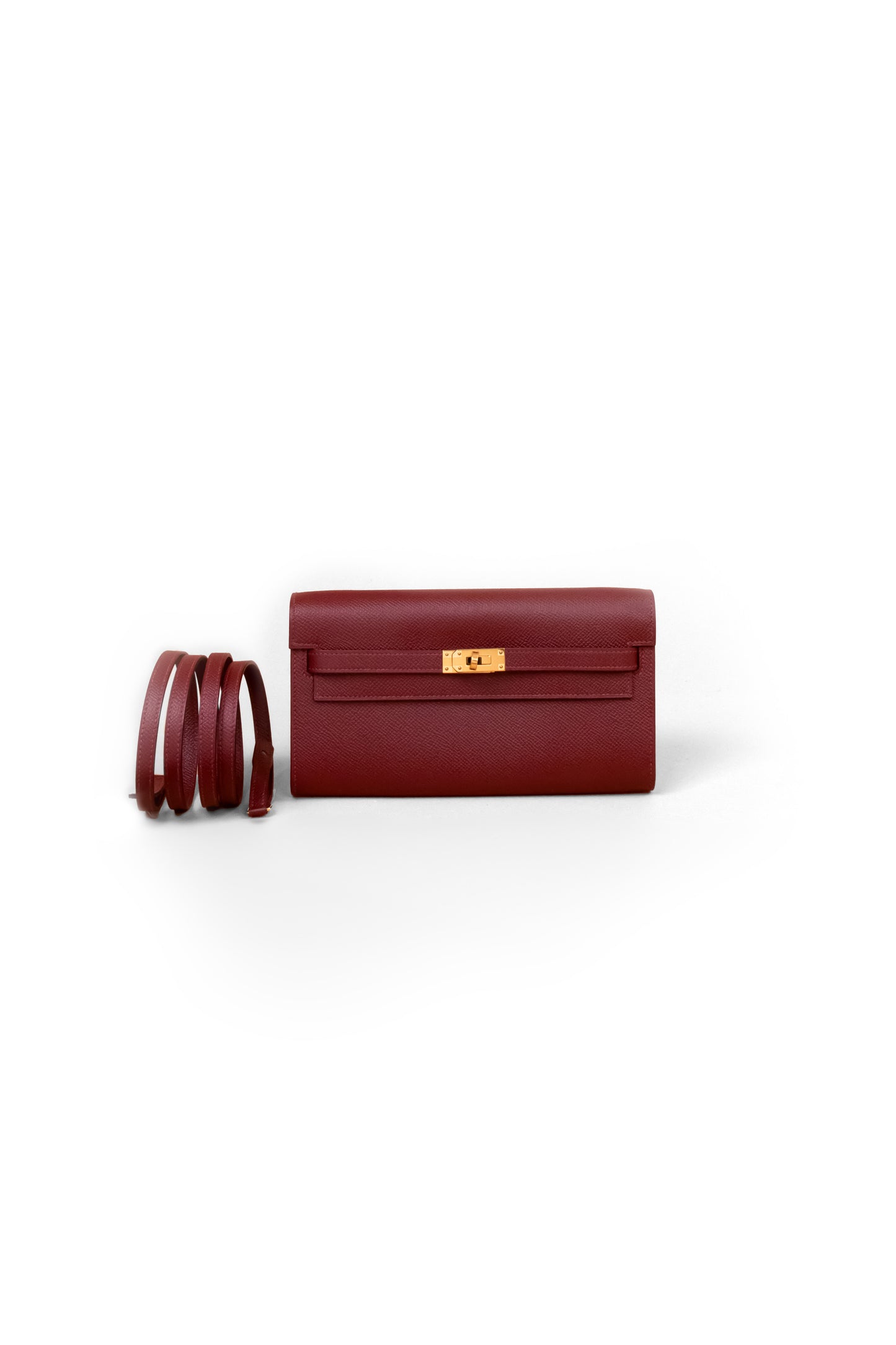 Hermes Kelly To Go Rouge H GHW