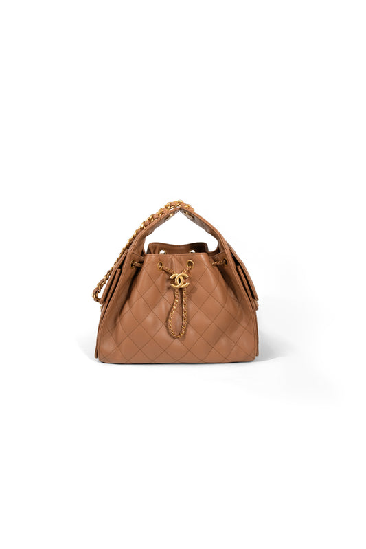 Chanel 25 Hobo Bag Caramel Caviar