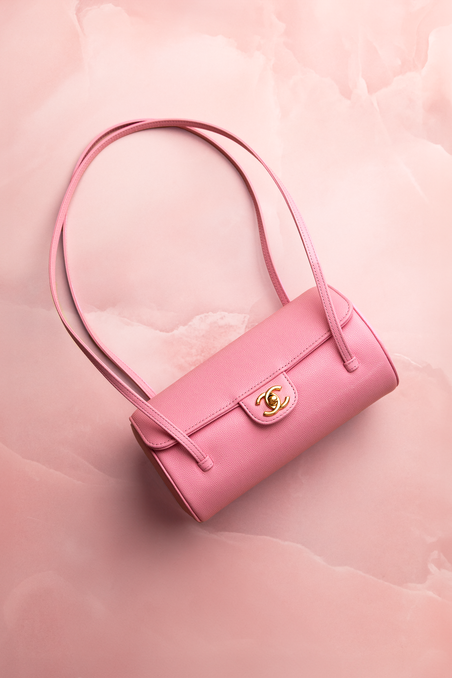 Chanel Bowling Bag in Rose