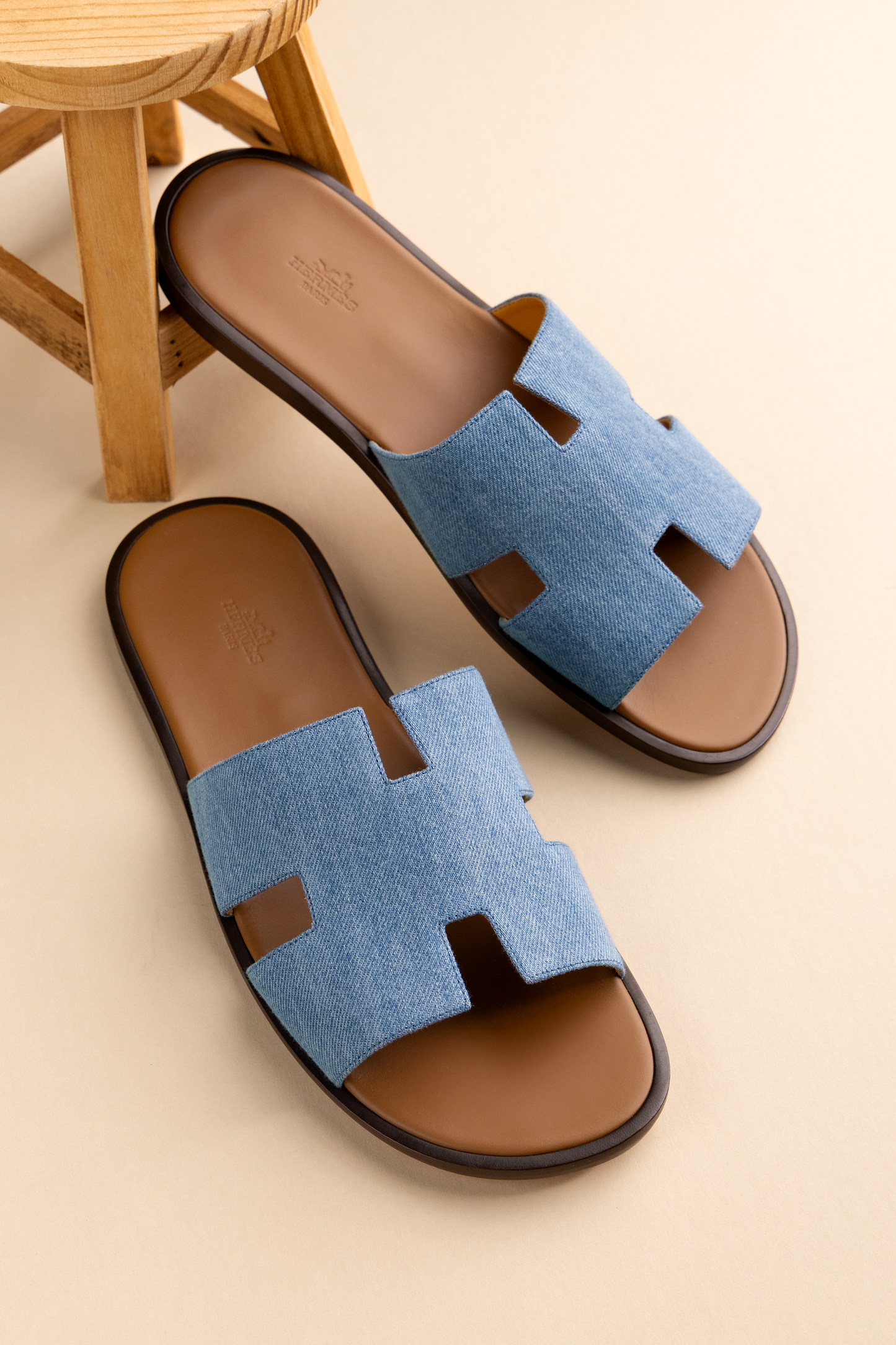 Hermès Denim Izmir Sandals