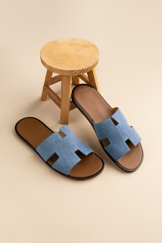 Hermès Denim Izmir Sandals