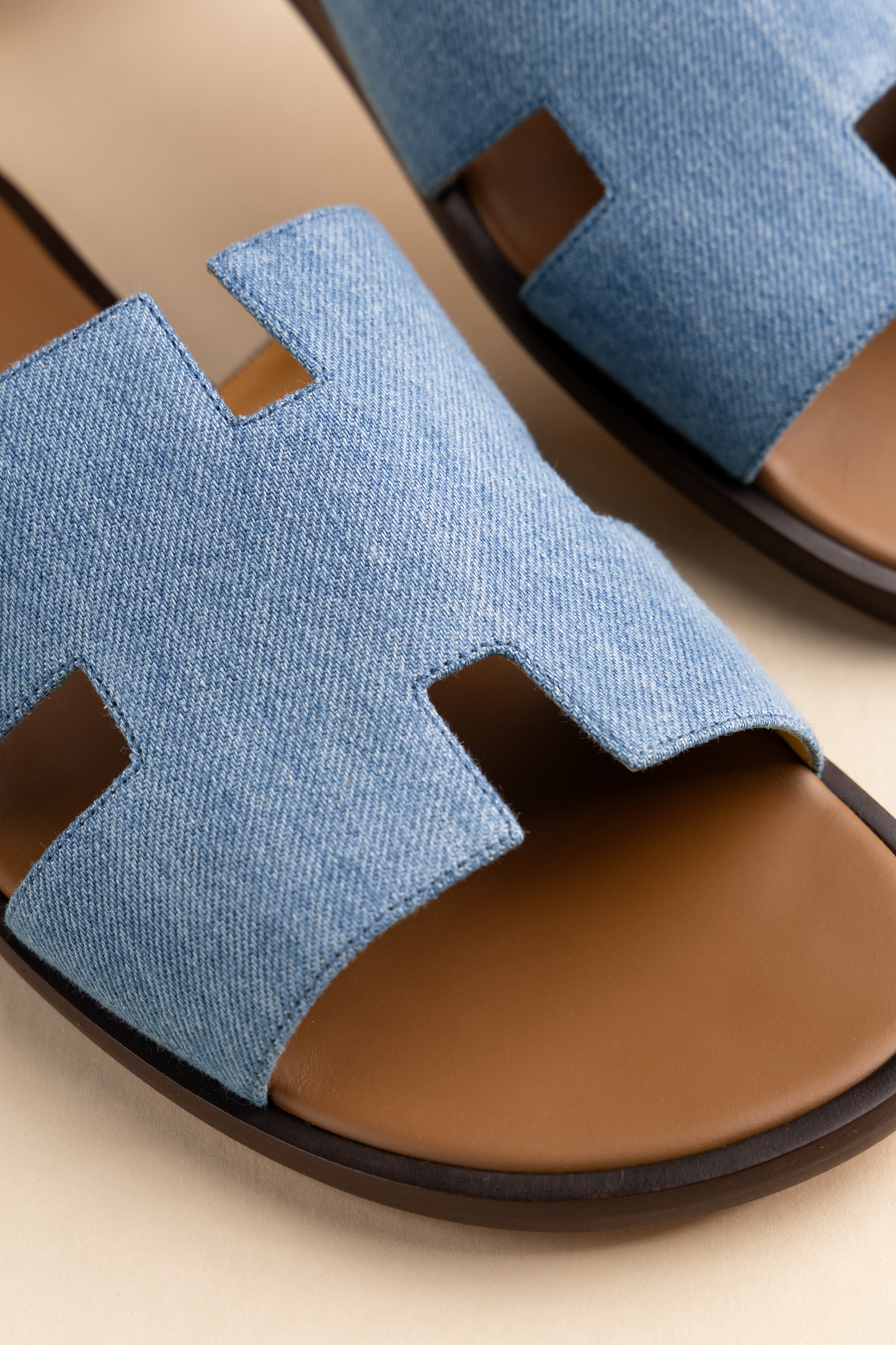 Hermès Denim Izmir Sandals