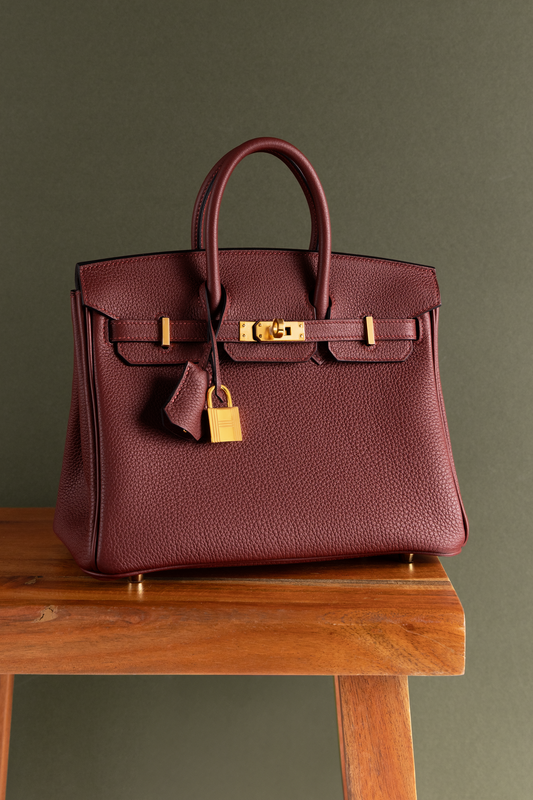 Hermès Birkin 25 Togo Rouge H GHW