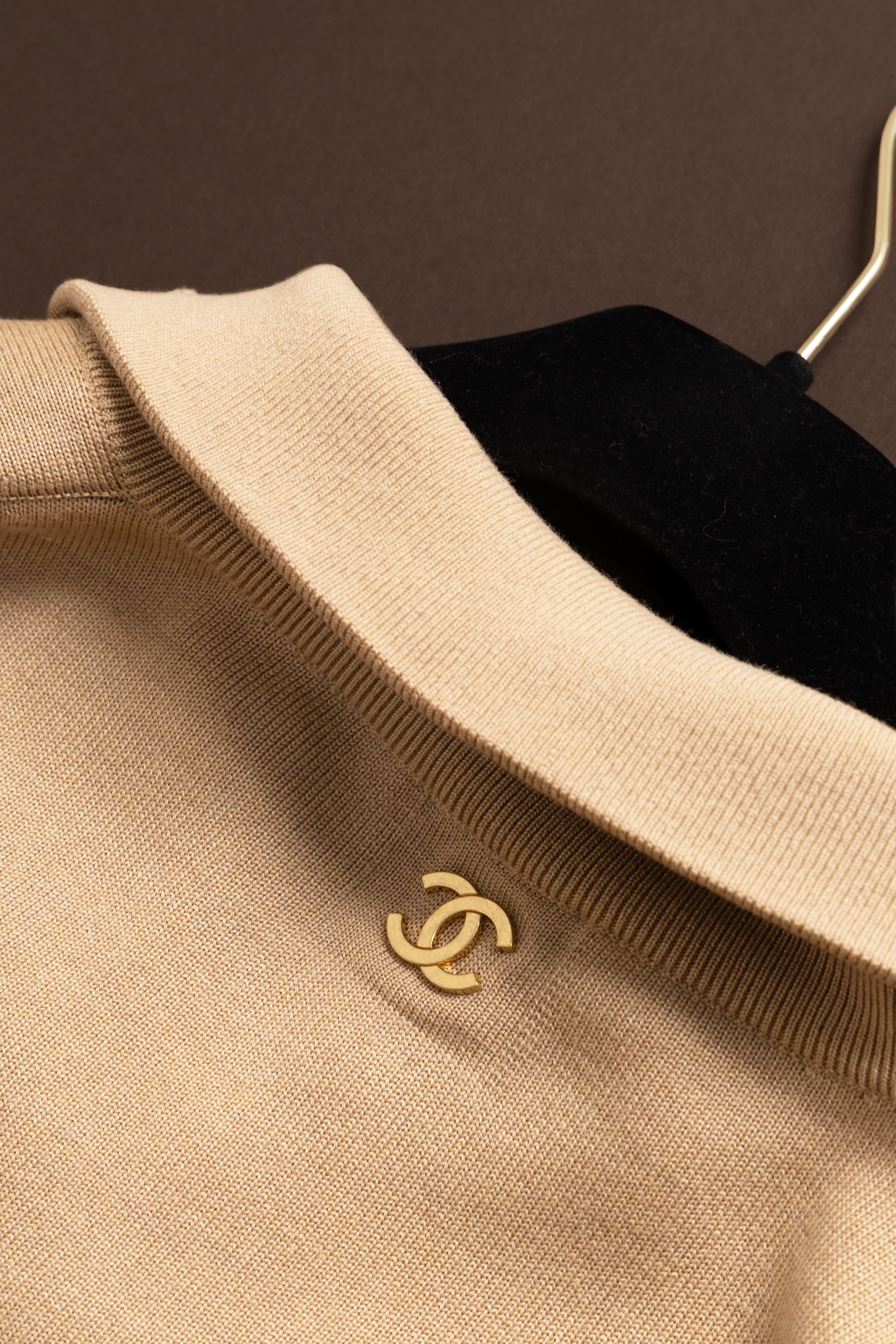 Chanel Beige Pullover Sweater