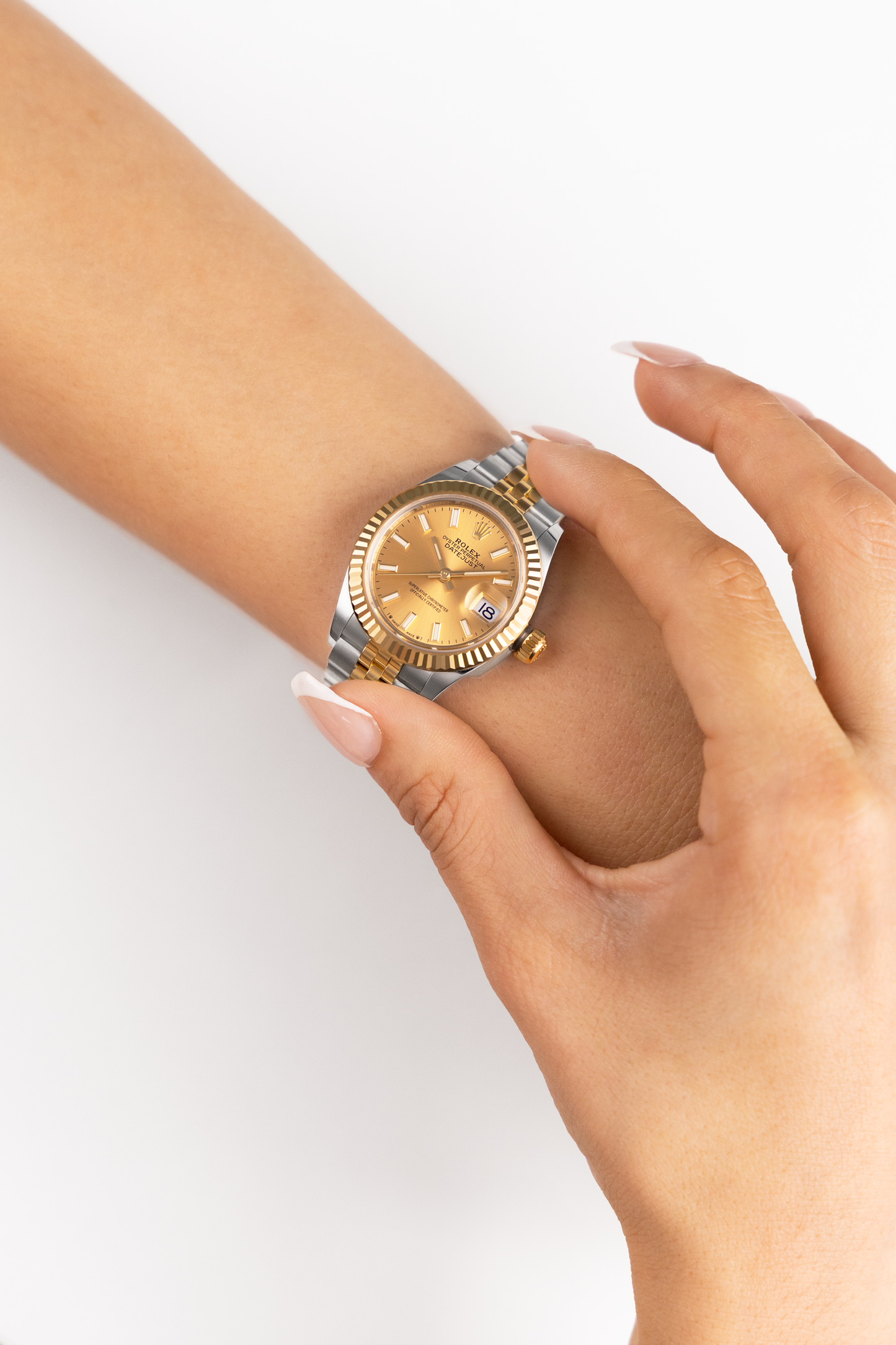 Rolex Lady-Datejust Two-Tone Watch 28MM