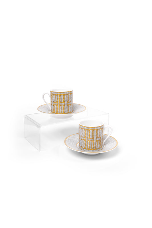 Hermes Mosaique Au 24 Tea Cup Set