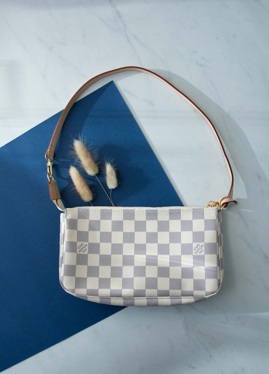 Louis Vuitton Damier Azur Pouch Bag