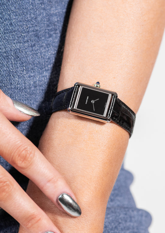 Cartier Small Tank Must Watch in Black