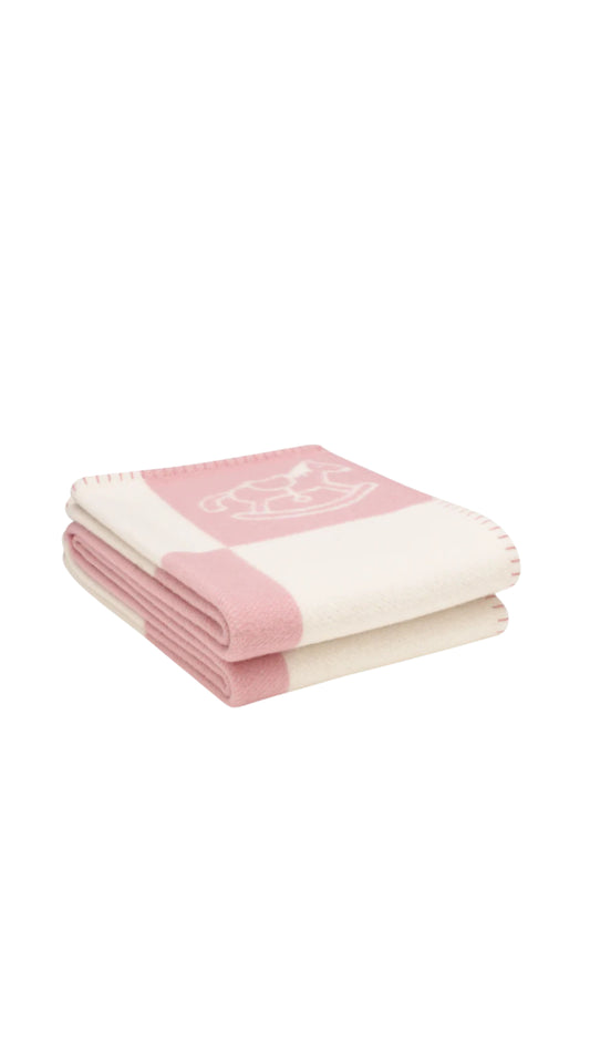 Baby Blanket in Pastel Pink
