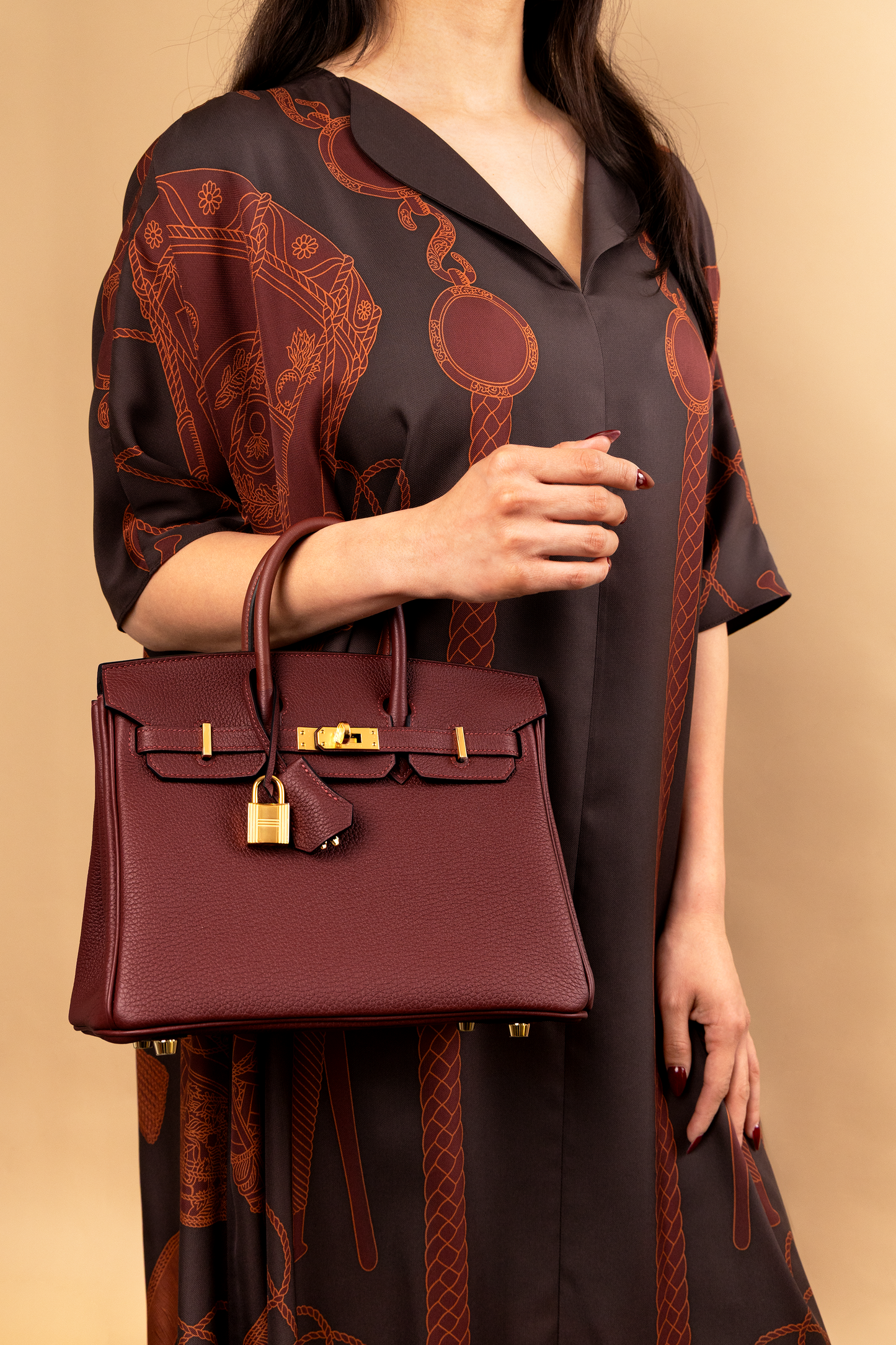 Hermès Birkin 25 Togo in Rouge H GHW