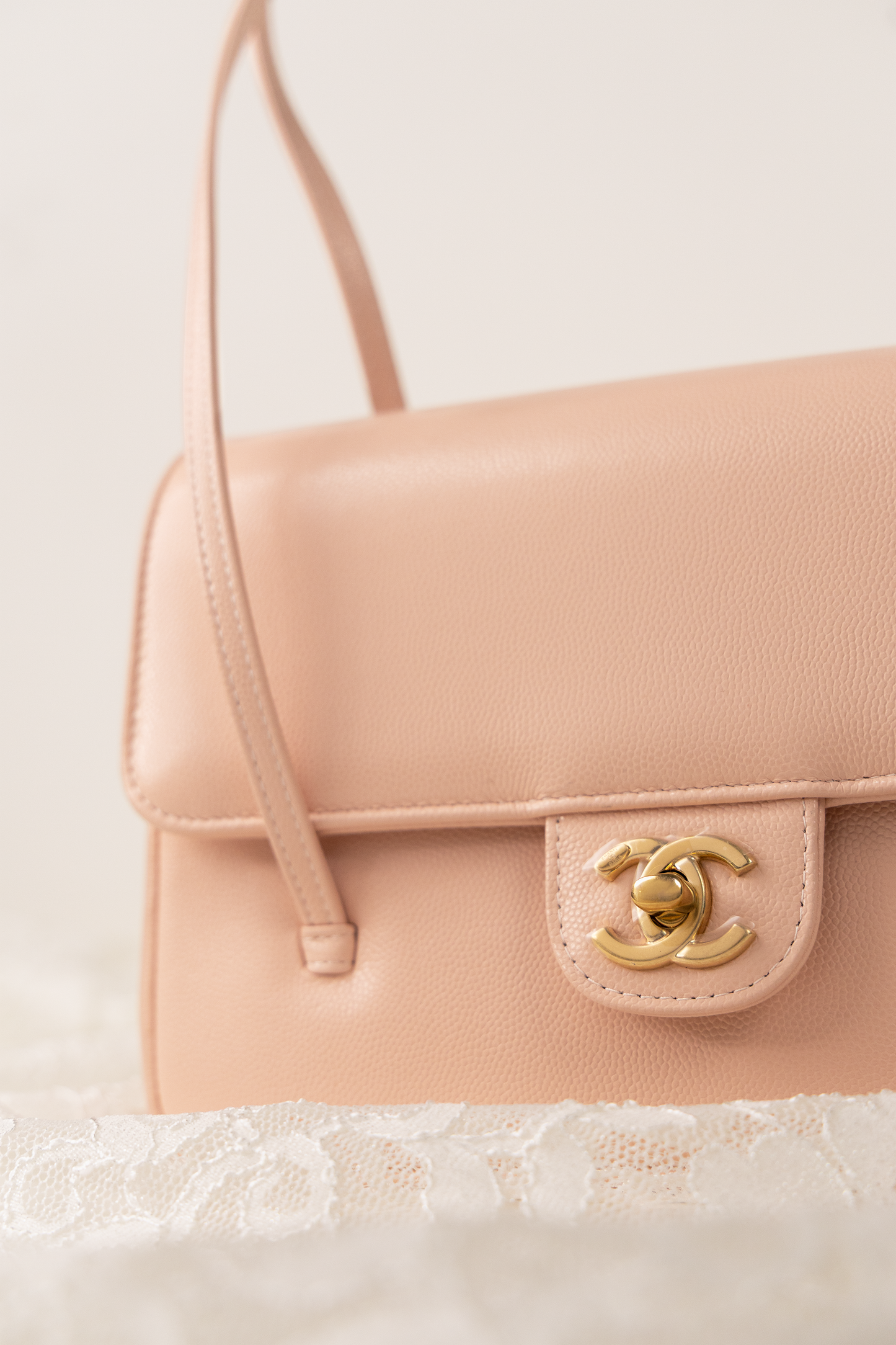 Chanel Preppy Bag in Light Pink