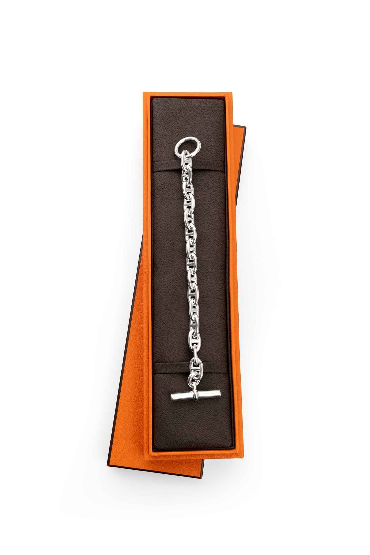 Hermès Chaine d'Ancre Silver Bracelet