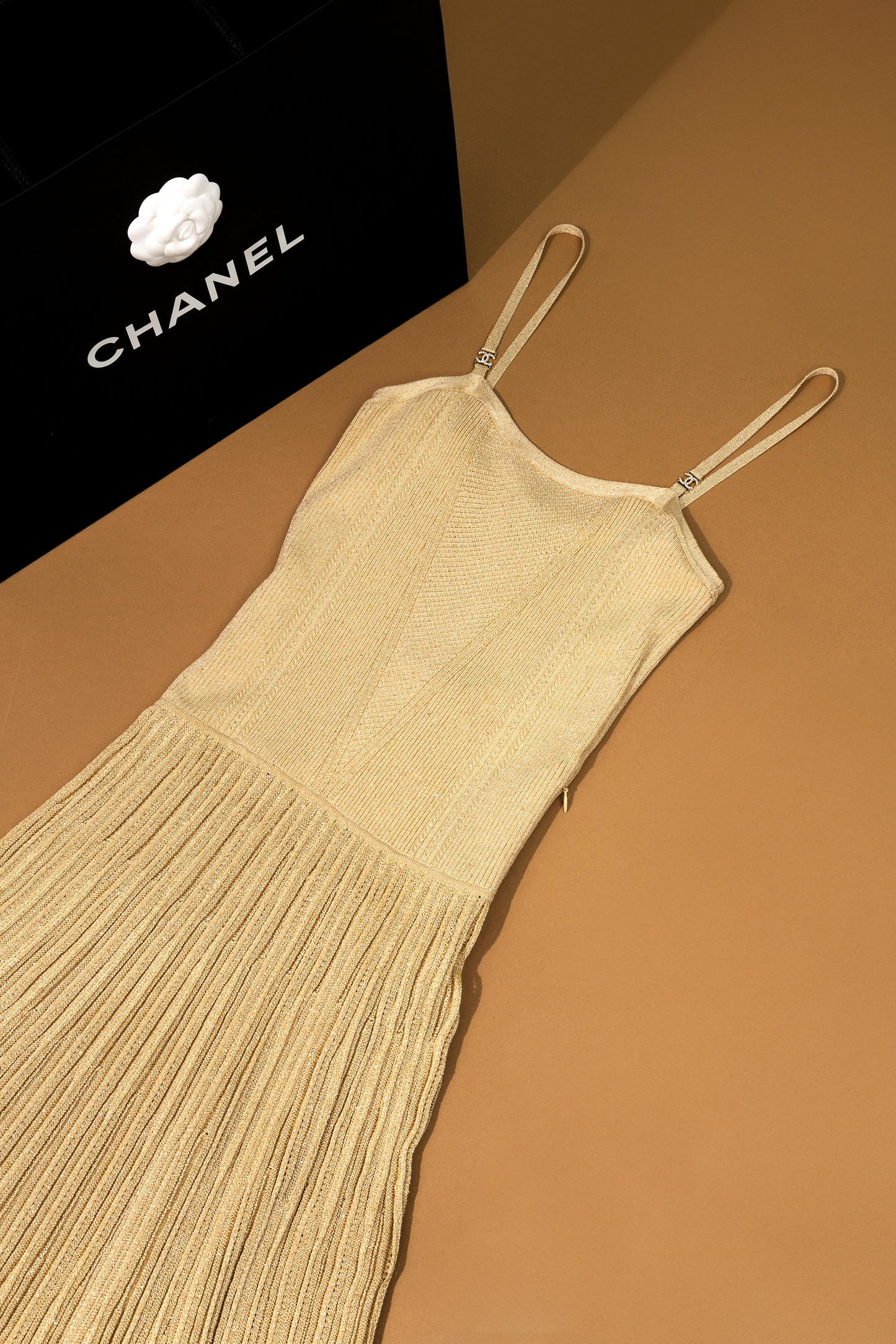 Chanel Gold Dress