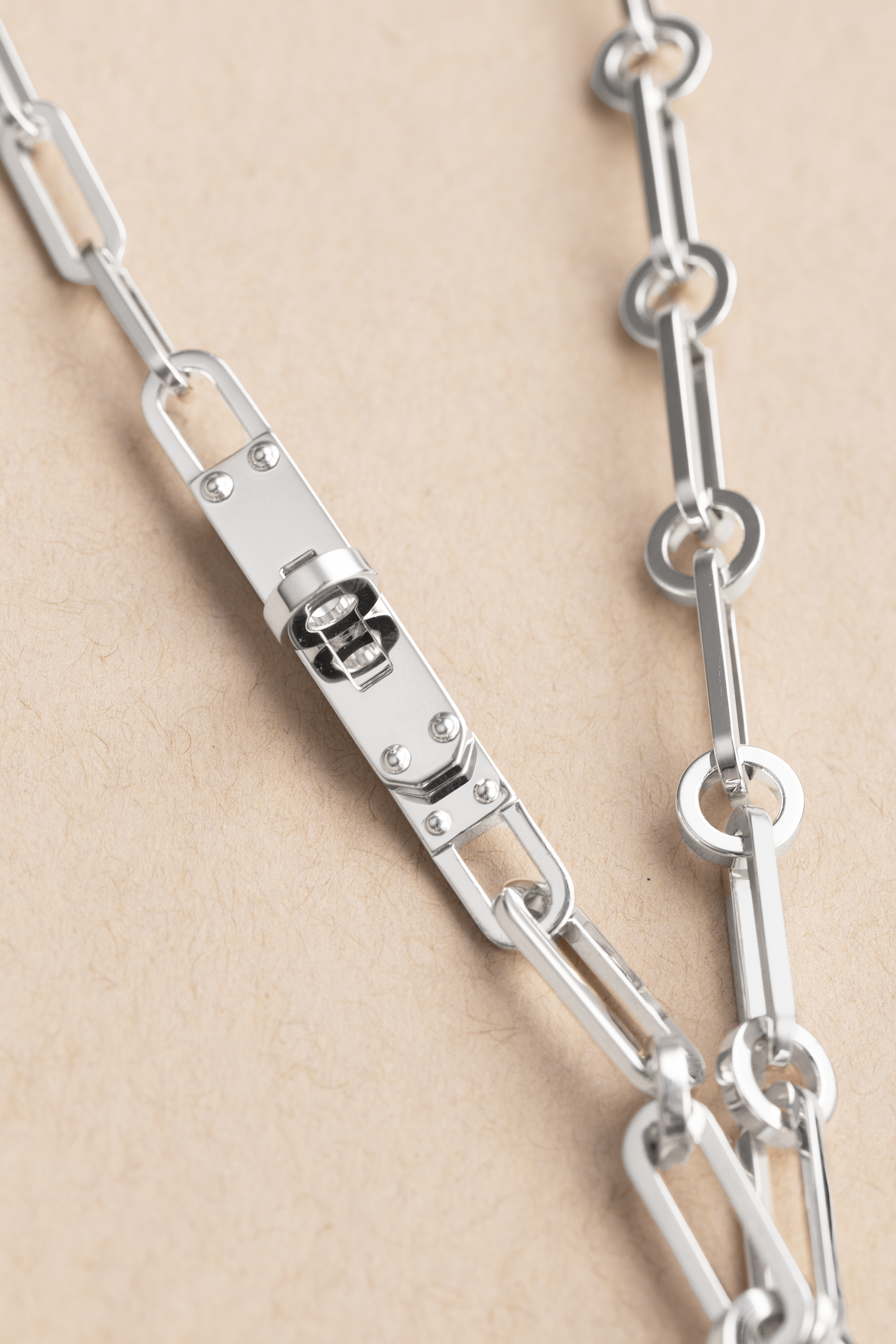 Hermès Kelly Chaine Silver Necklace