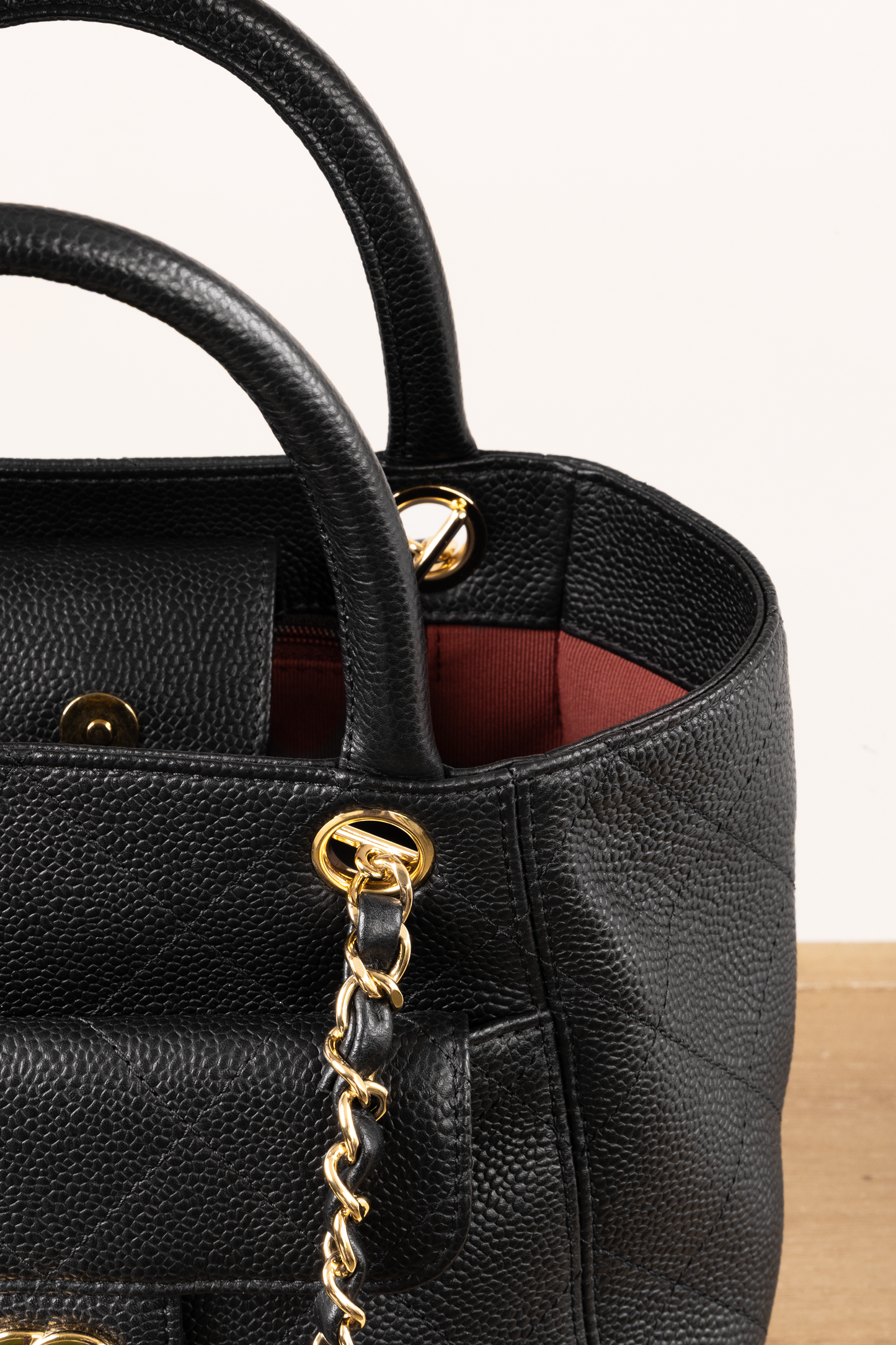 Chanel Small Black Shopping Bag