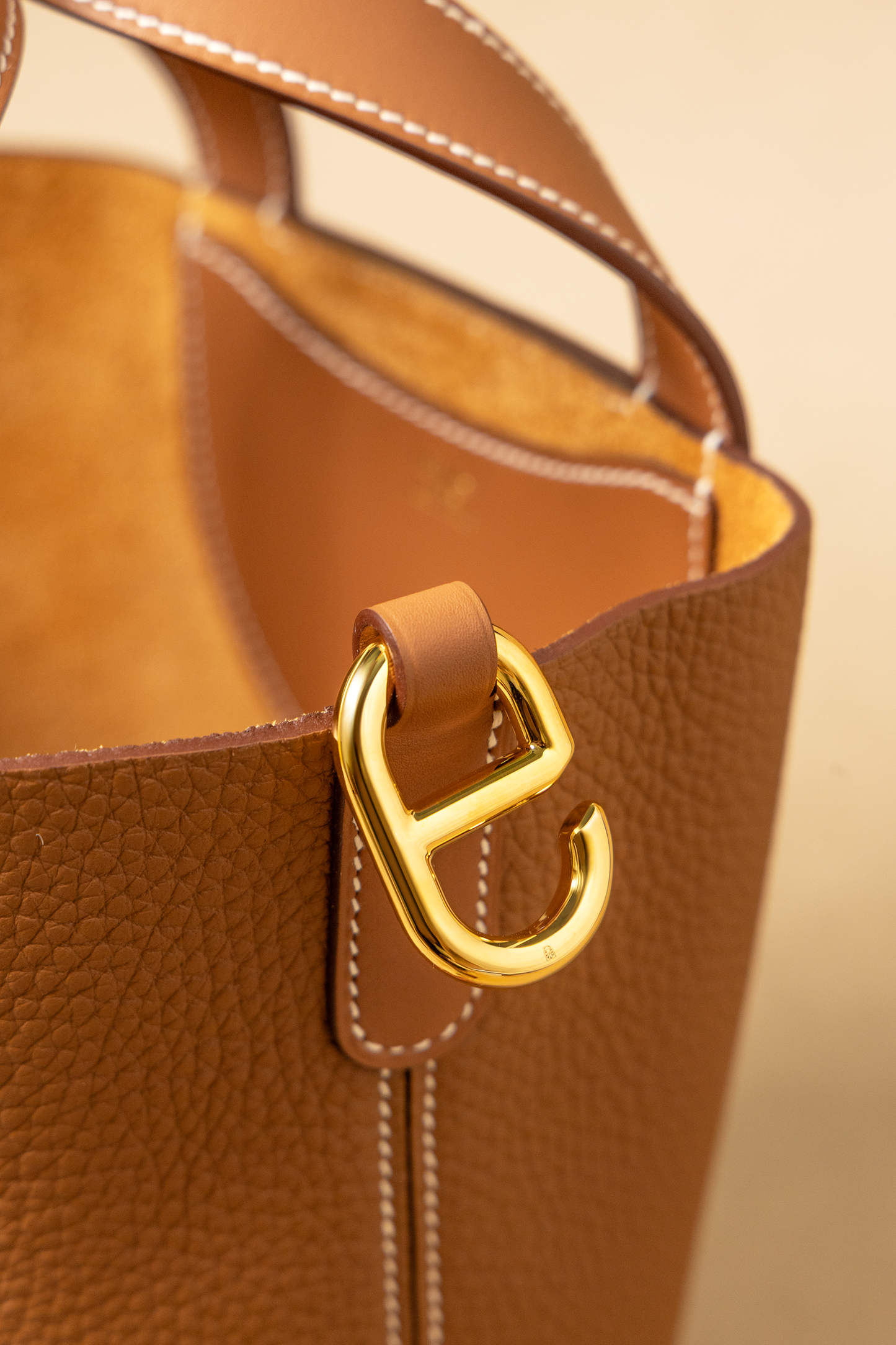 Hermès In-The-Loop Clemence Gold GHW