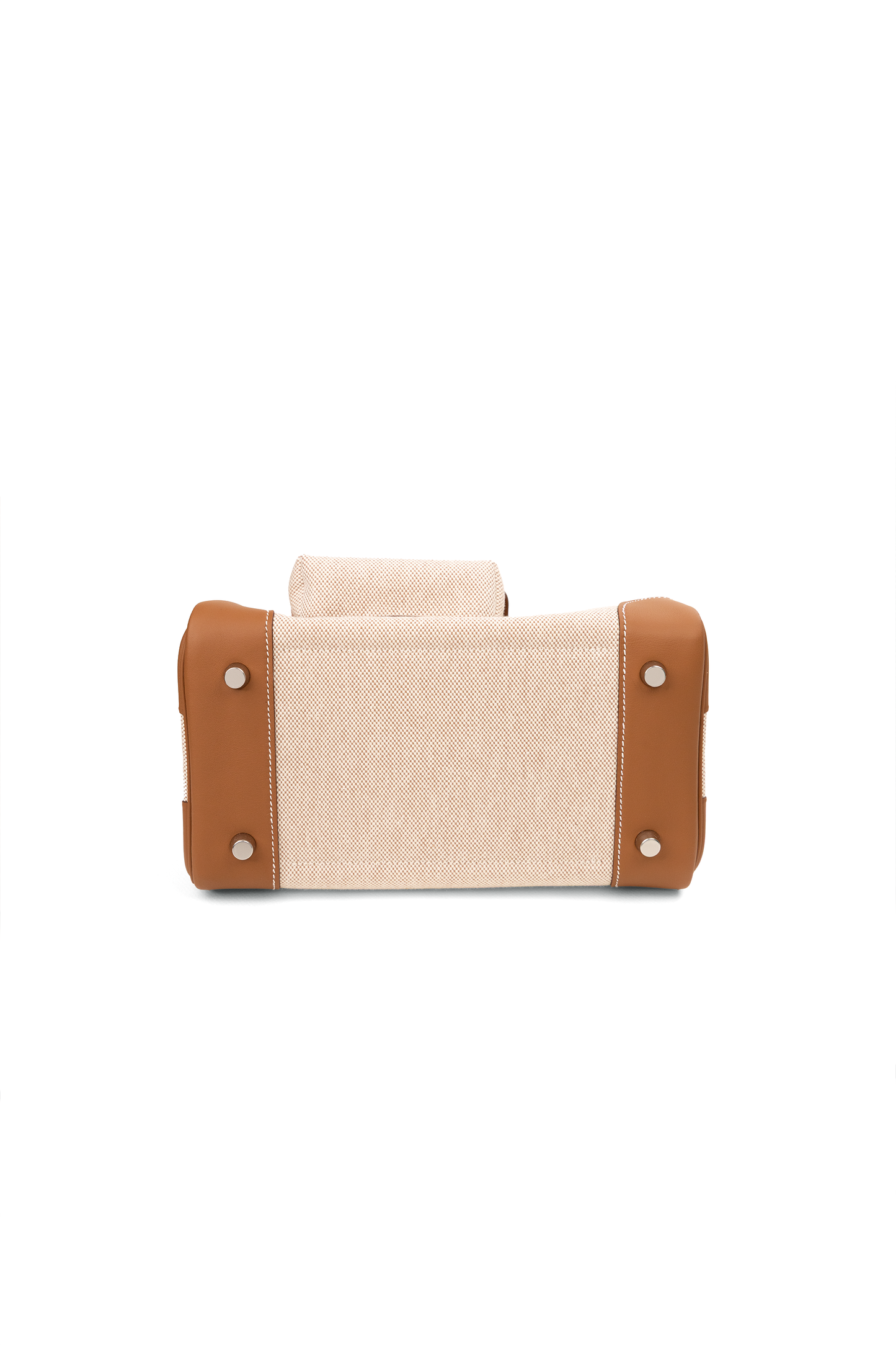 Hermès Birkin 25 Cargo Canvas/Swift Calfskin in Ecru Beige/Gold PHW