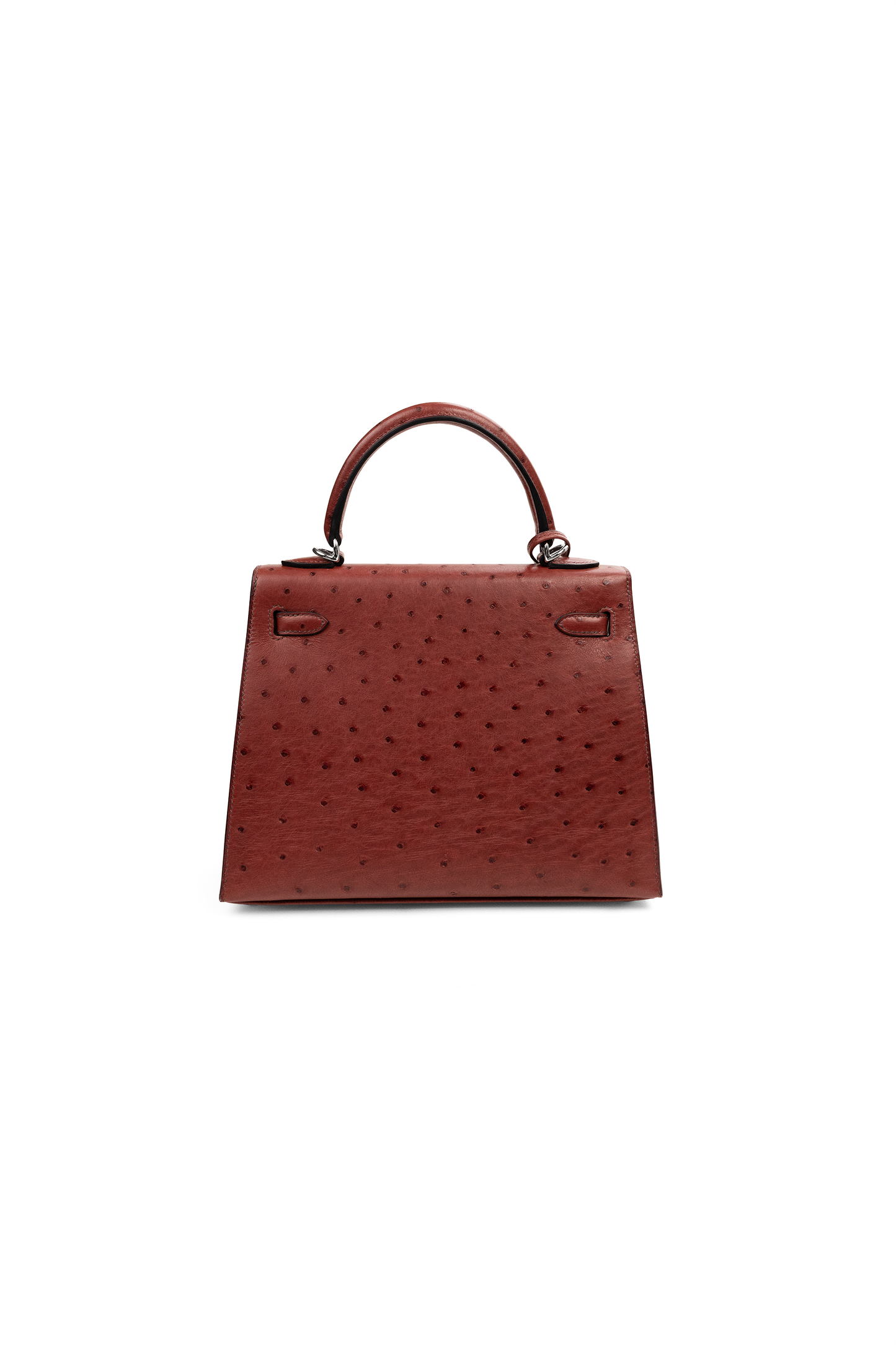 Hermès Kelly 25 Ostrich in Rouge H PHW