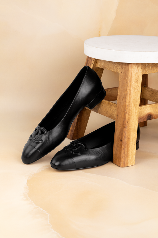 Chanel Ballet Flats in Black