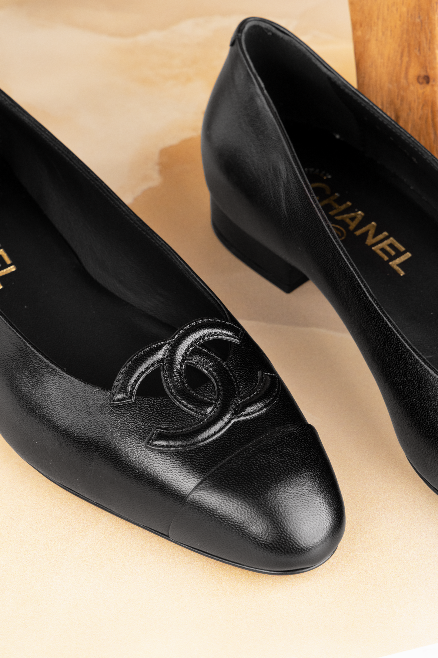 Chanel Ballet Flats in Black