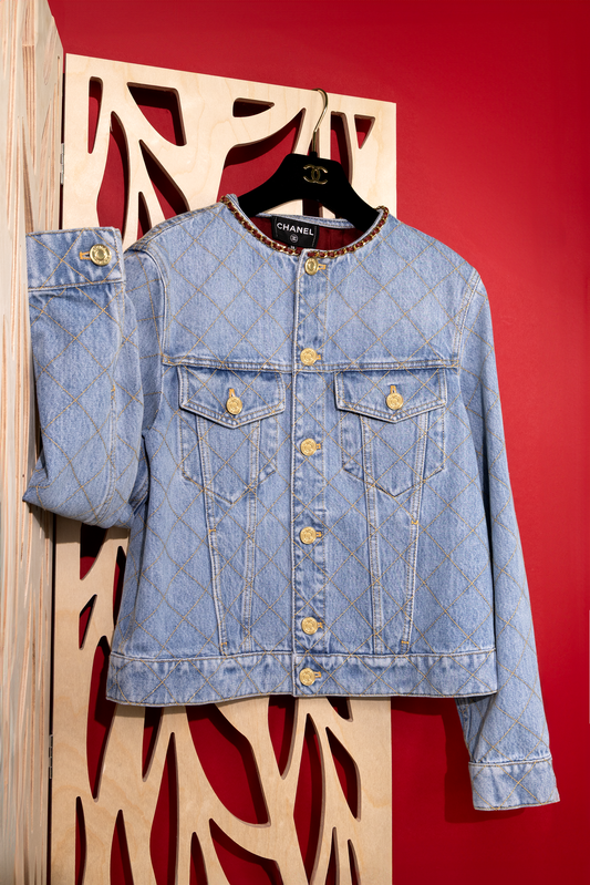 Chanel Blue Denim Jacket